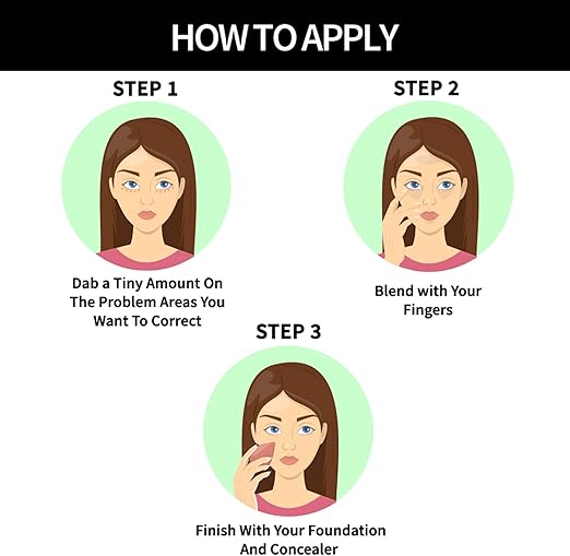 Nykaa instaBlur Peach Colour Corrector Stick - Image 5