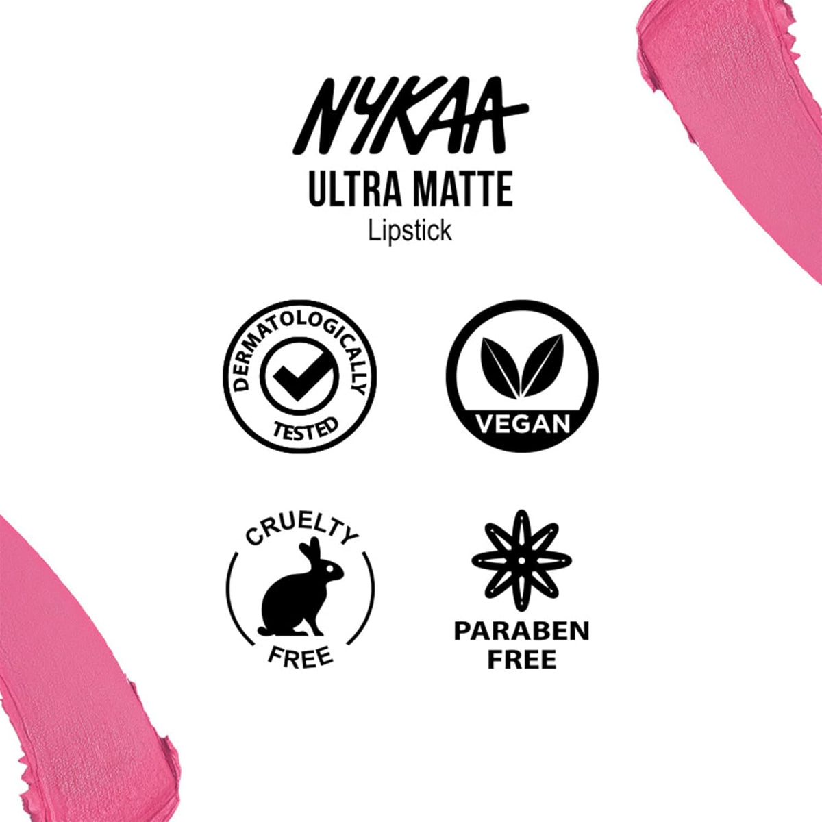 Nykaa Ultra Matte Lipstick Marilyn 10 - Rich Colour, 4.2g - Image 7