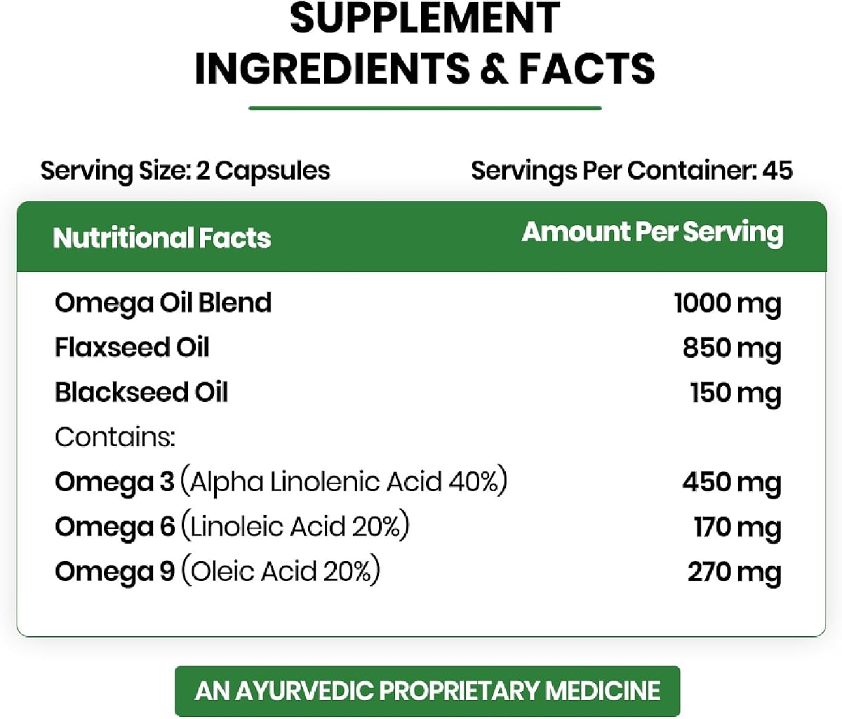 Himalayan Organics Vegan Omega 3 6 9 Supplement – 90 Veg Capsules - Image 2
