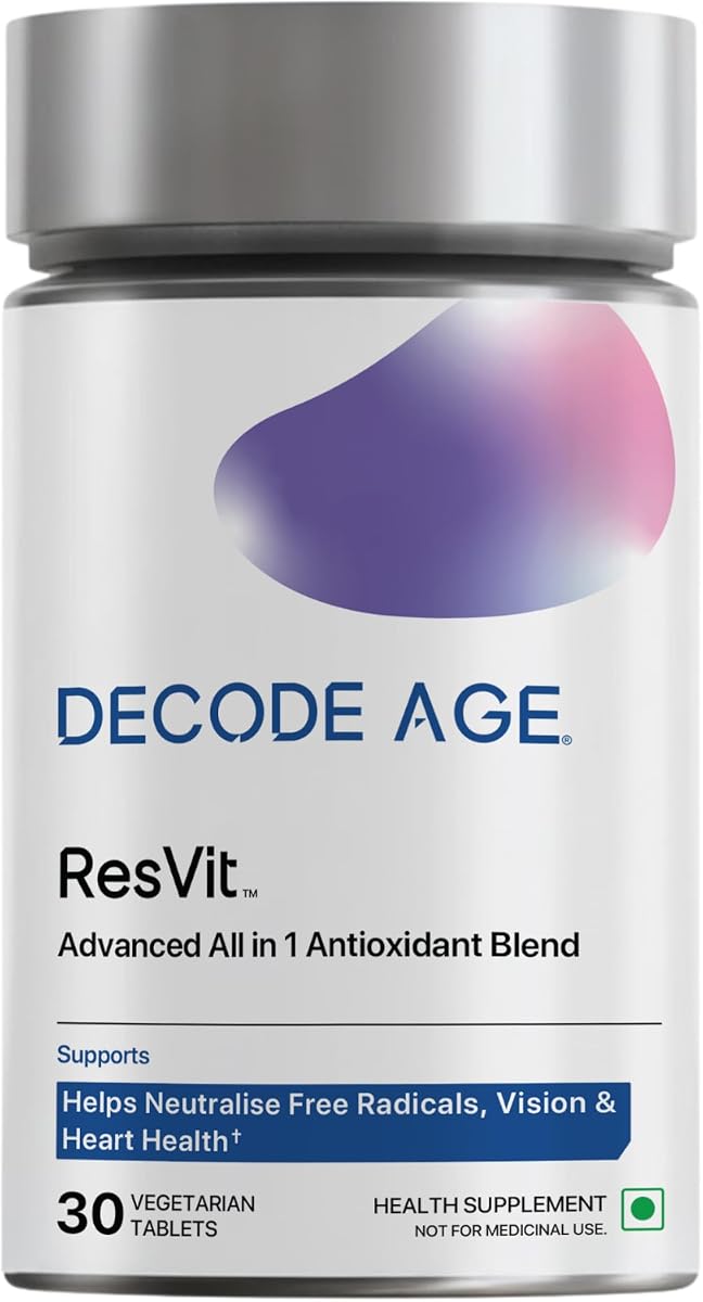 Decodeage ResVit Beauty Supplement with Resveratrol, 30 Tablets
