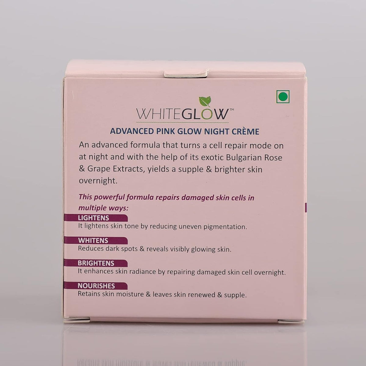Lotus Whiteglow Advance Pink Glow Night Creme - 50gm - Image 7