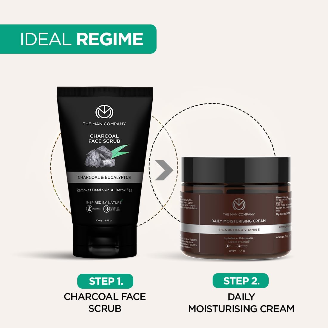 The Man Company Charcoal Face Scrub - Masks & Exfoliators, 100g - Image 5