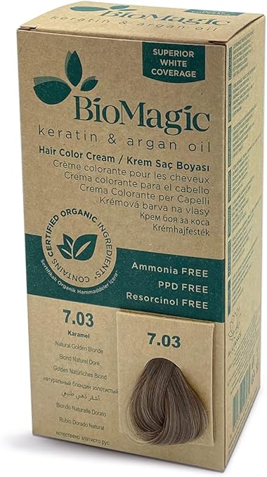 Biomagic Hair Colour - 7/03 Natural Golden Blonde, 60ml - Image 2