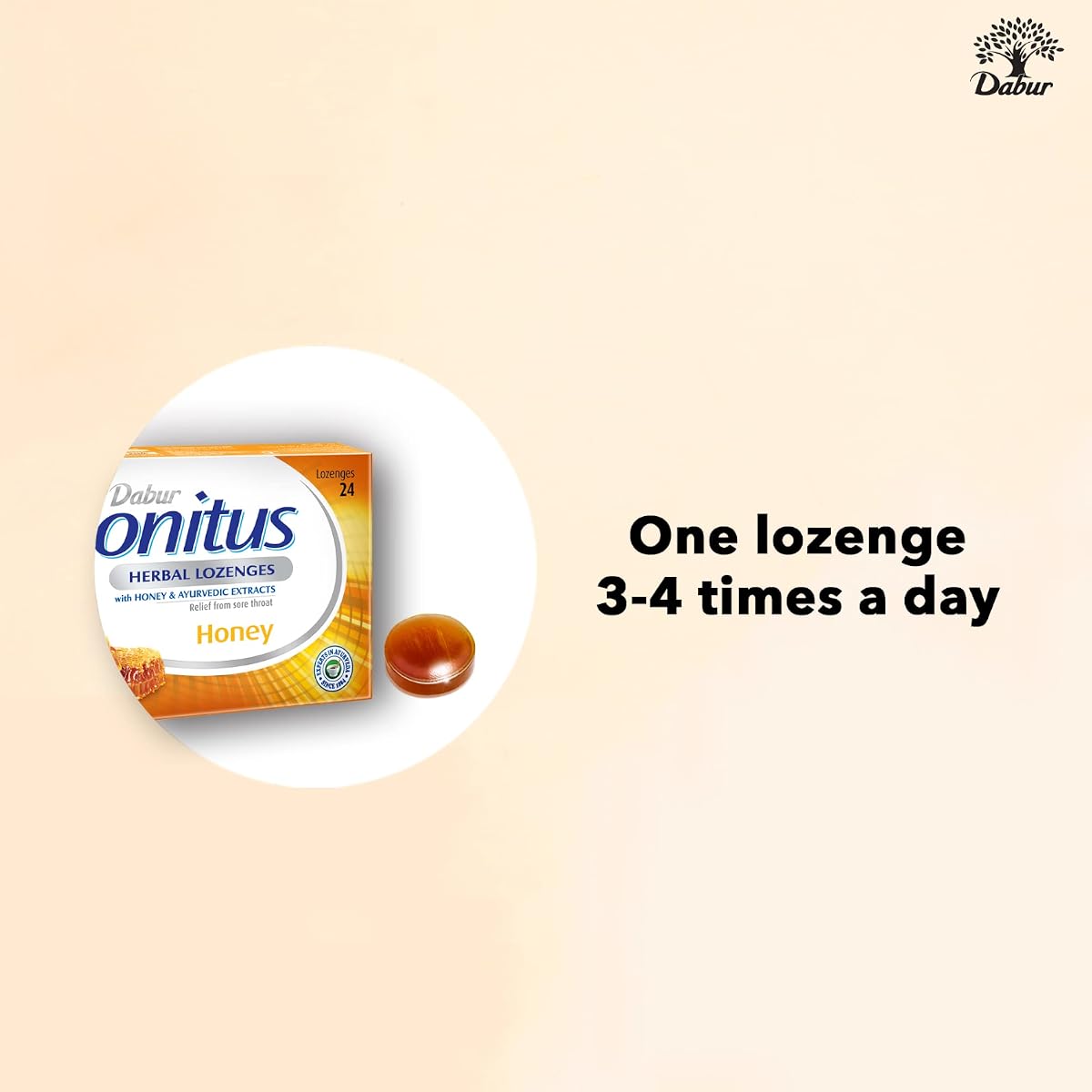 Dabur Honitus Herbal Lozenges with Honey - 24 Lozenges - Image 5
