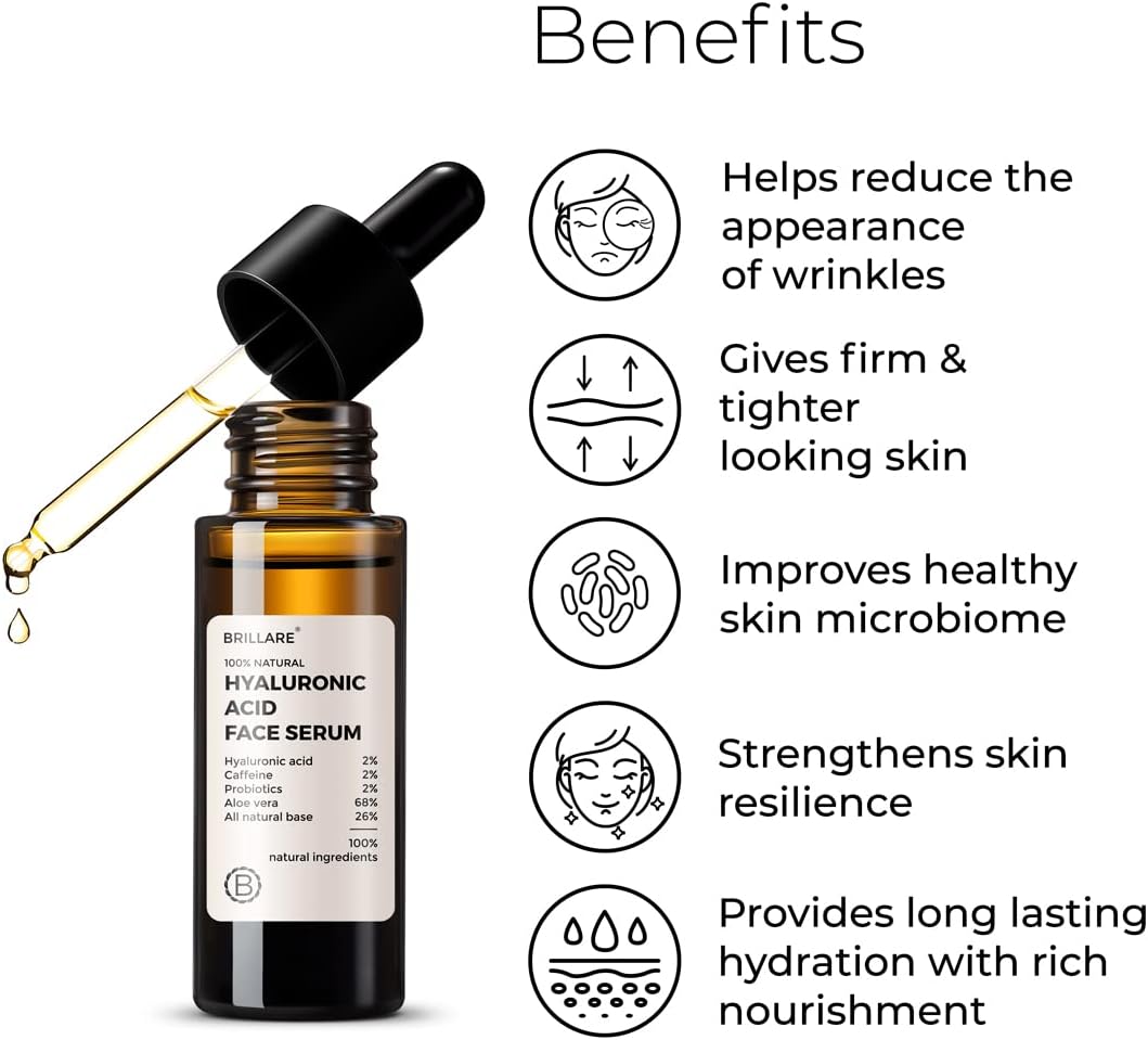 Brillaire Hyaluronic Acid Face Serum 30ml - Image 3