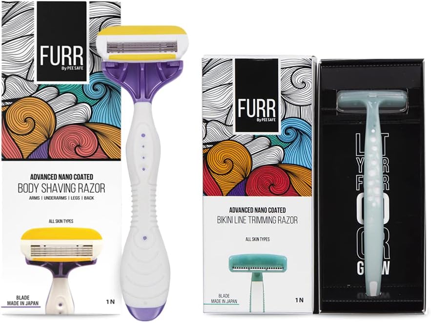 Pee Safe Furr Razor for Men - Body + BLT, Pack of 2 - Image 2