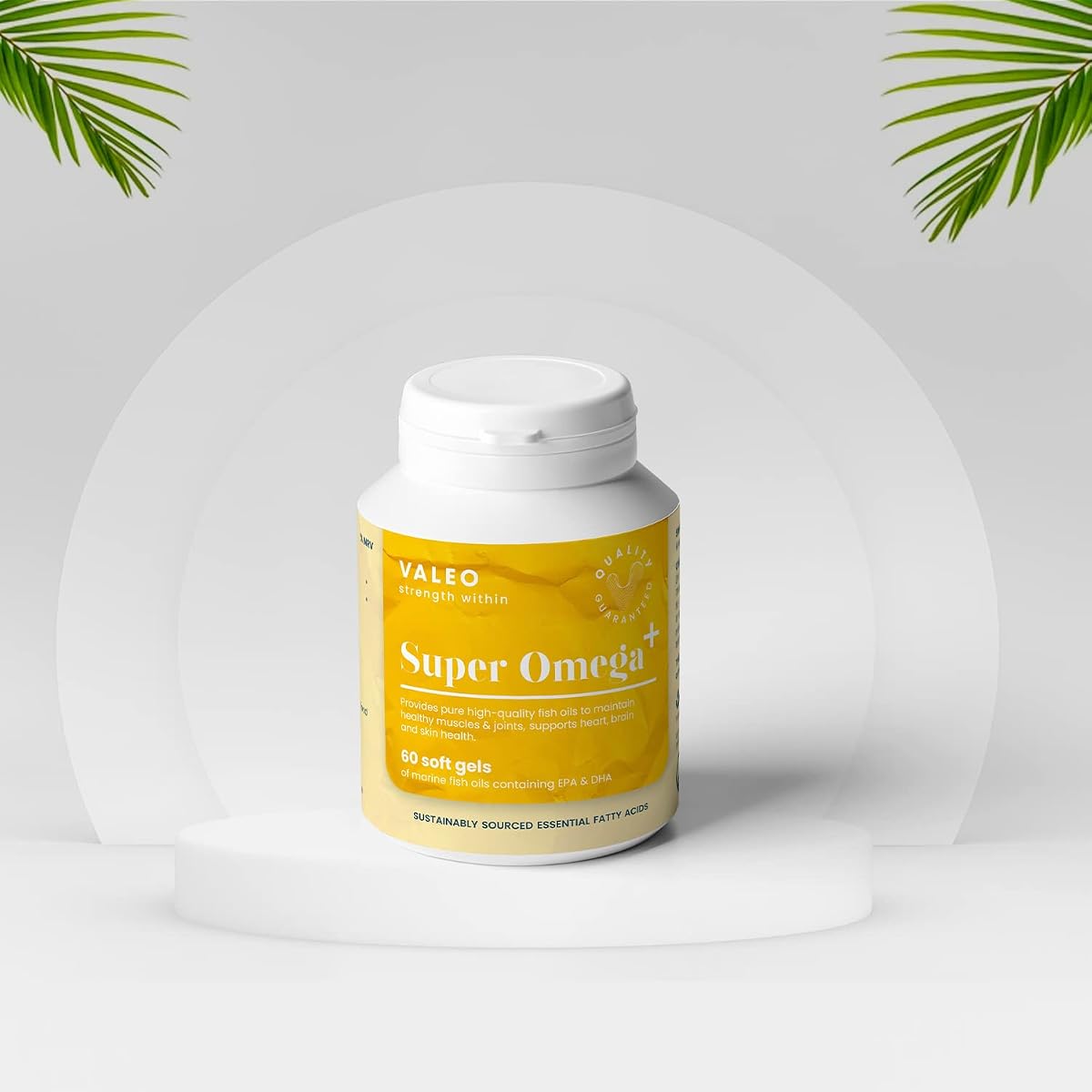 Valeo Super Omega+ Fish Oil 1200mg with EPA & DHA - 60 Softgels - Image 2