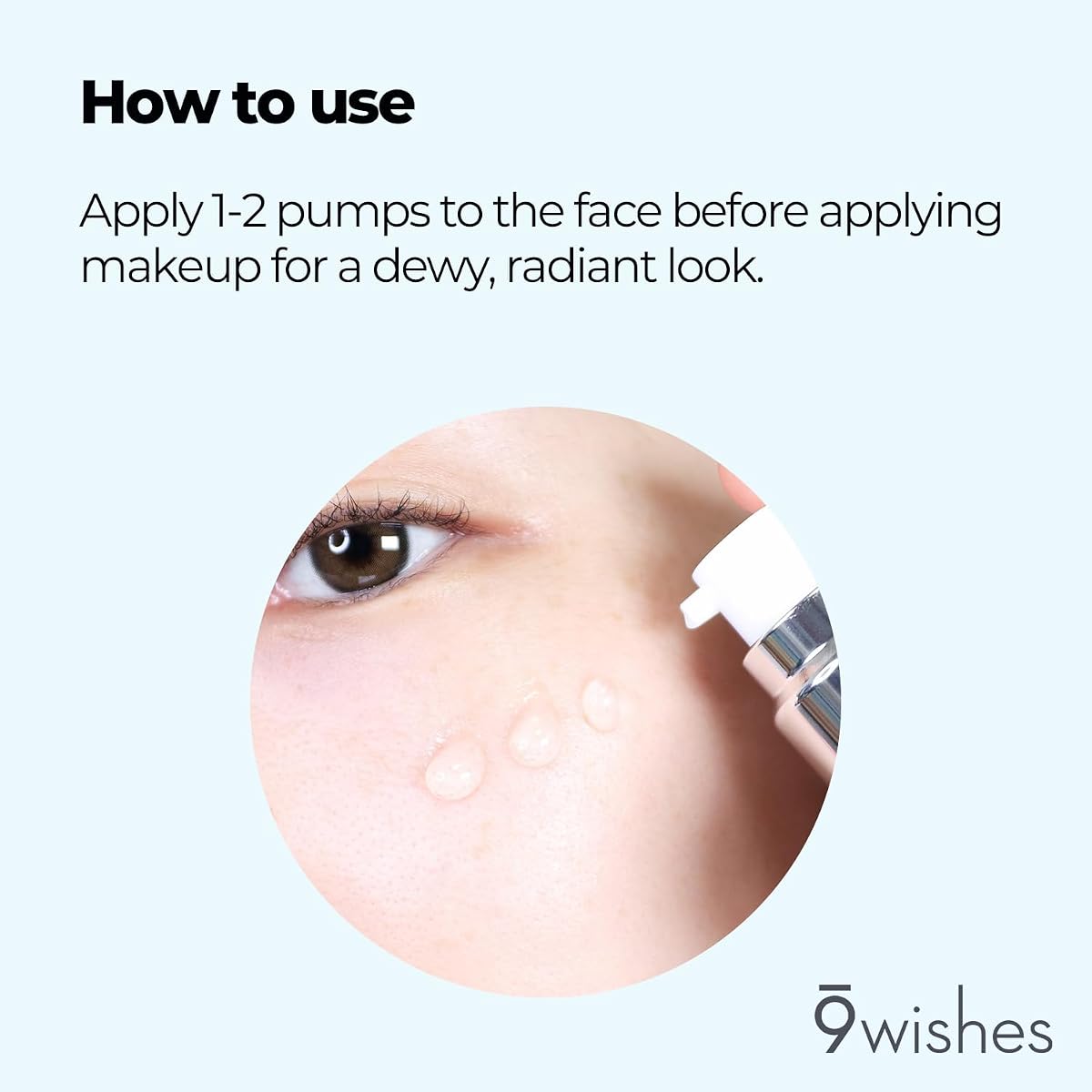 9Wishes Hydra Ampule Base Primer - Hydrating, Lightweight - 30ml - Image 5