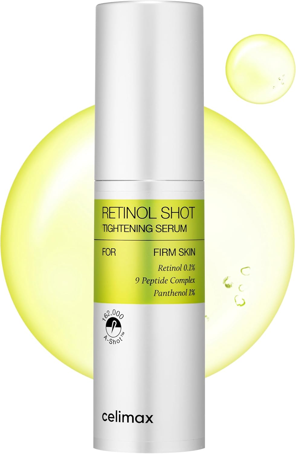 CELIMAX Retinol Shot Tightening Face Serum - Enhance Skin Firmness & Vitality - 30ml