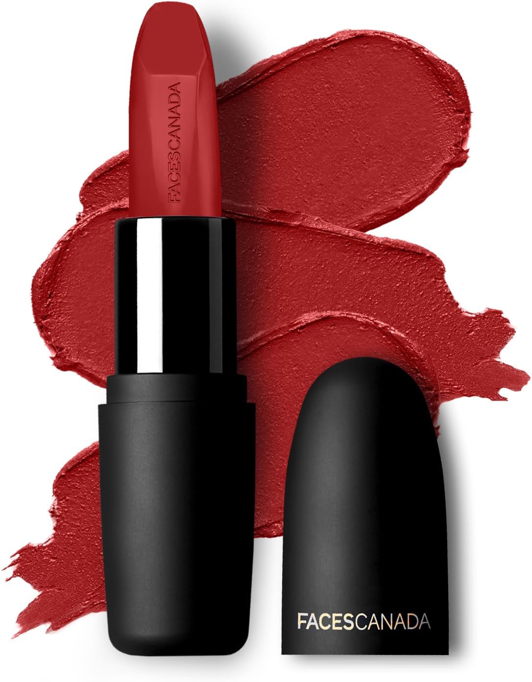 Faces Canada Weightless Matte Finish Lipstick - Bombshell Red 09, 4.5g