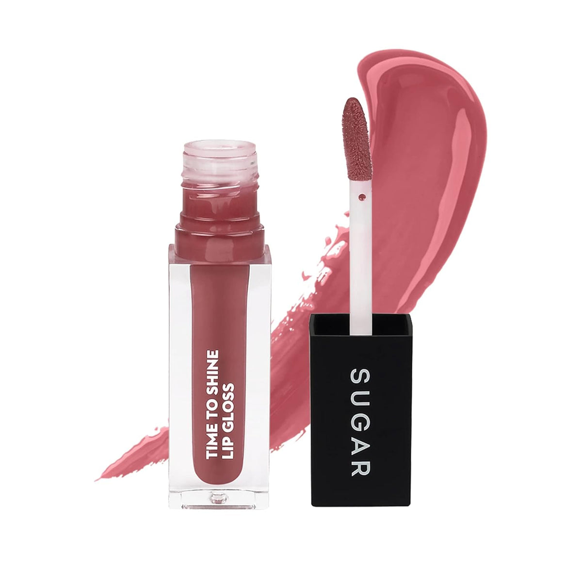 Sugar Cosmetics Time To Shine Lip Gloss - Velma Pinkley Shade - Glossy Finish - 5ml