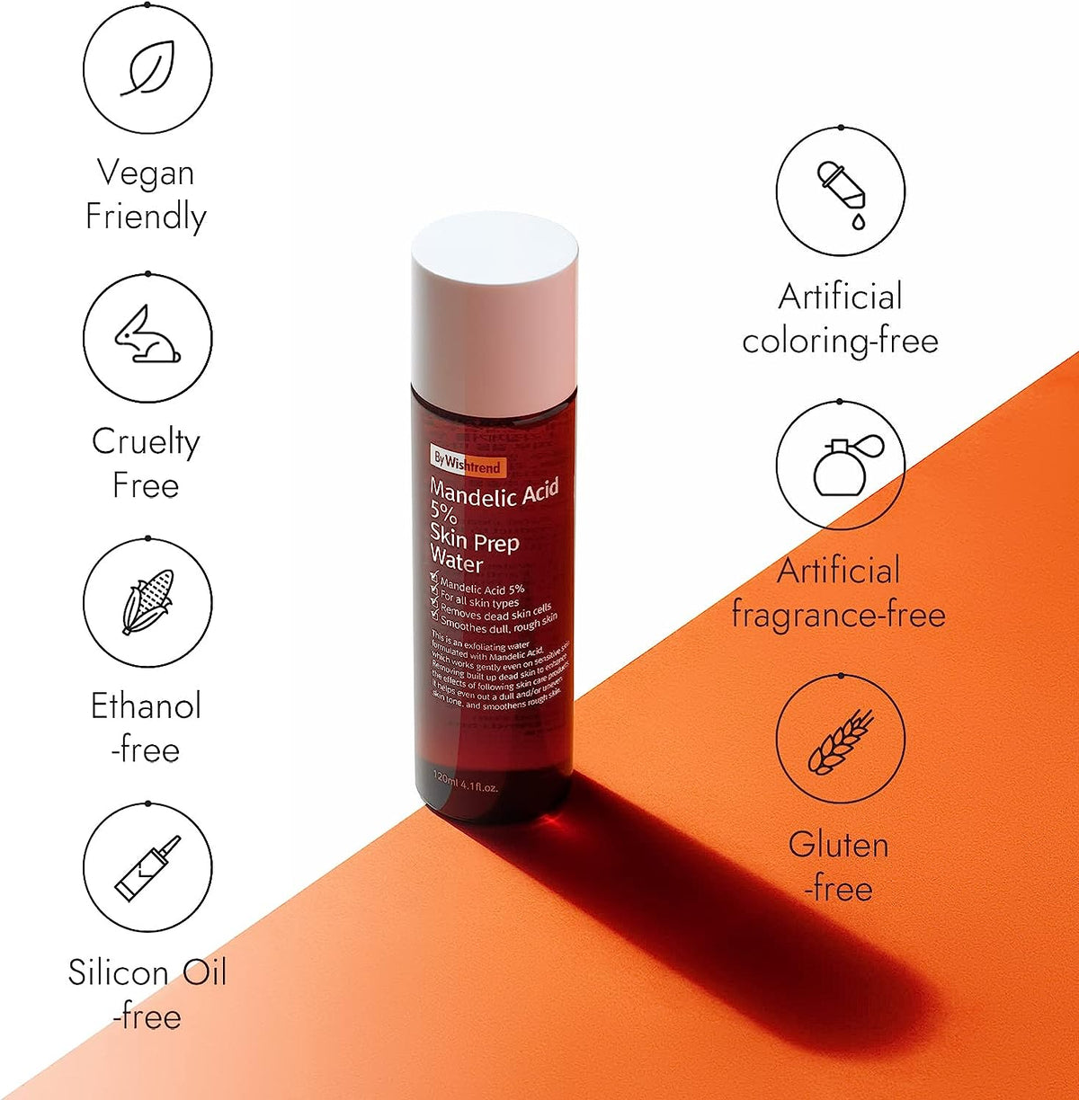 By Wishtrend Mandelic Acid 5% Skin Prep Water - Exfoliating Liquid, 120 mL - Image 2