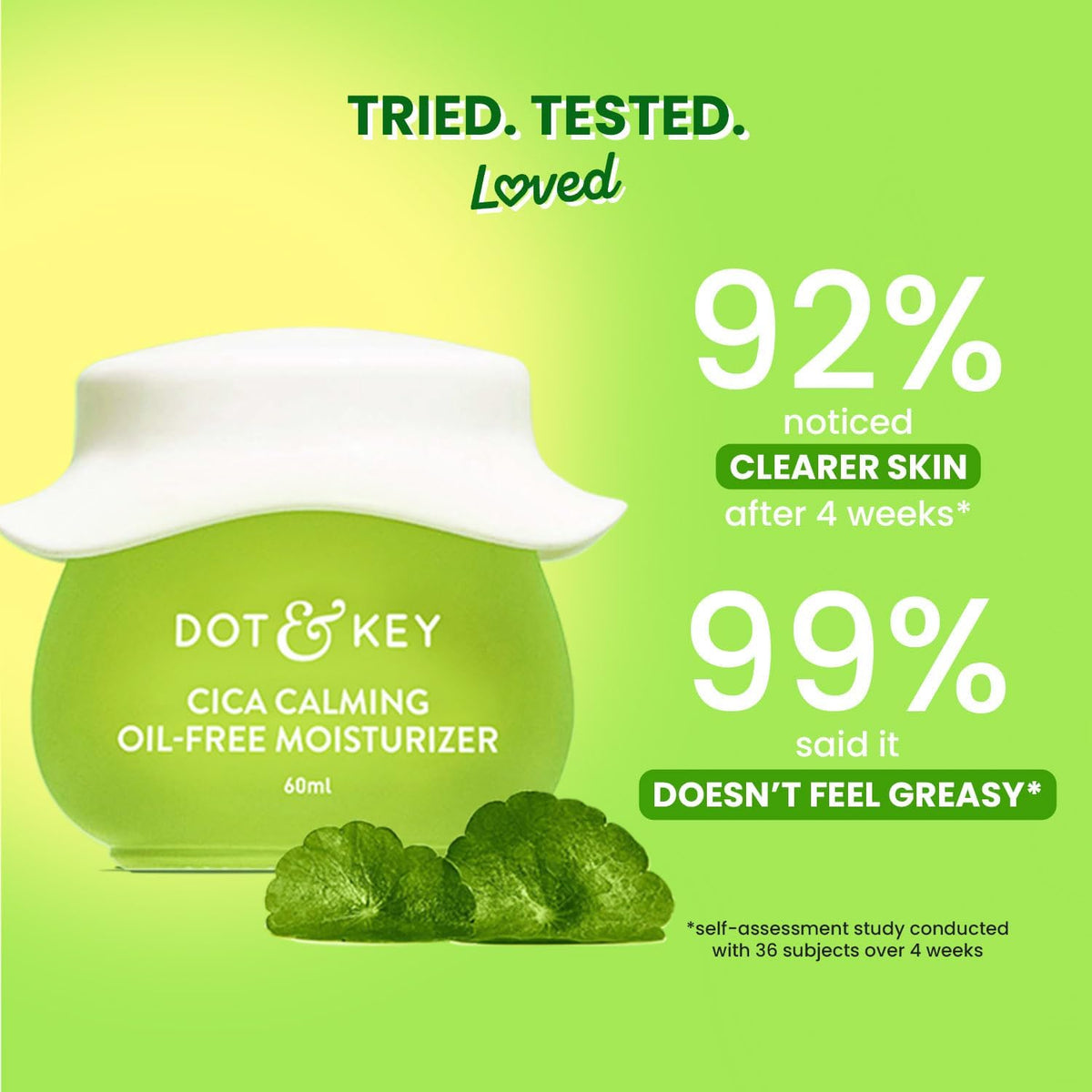 Dot & Key CICA + Niacinamide Oil-Free Face Moisturiser, 60ml - Image 5