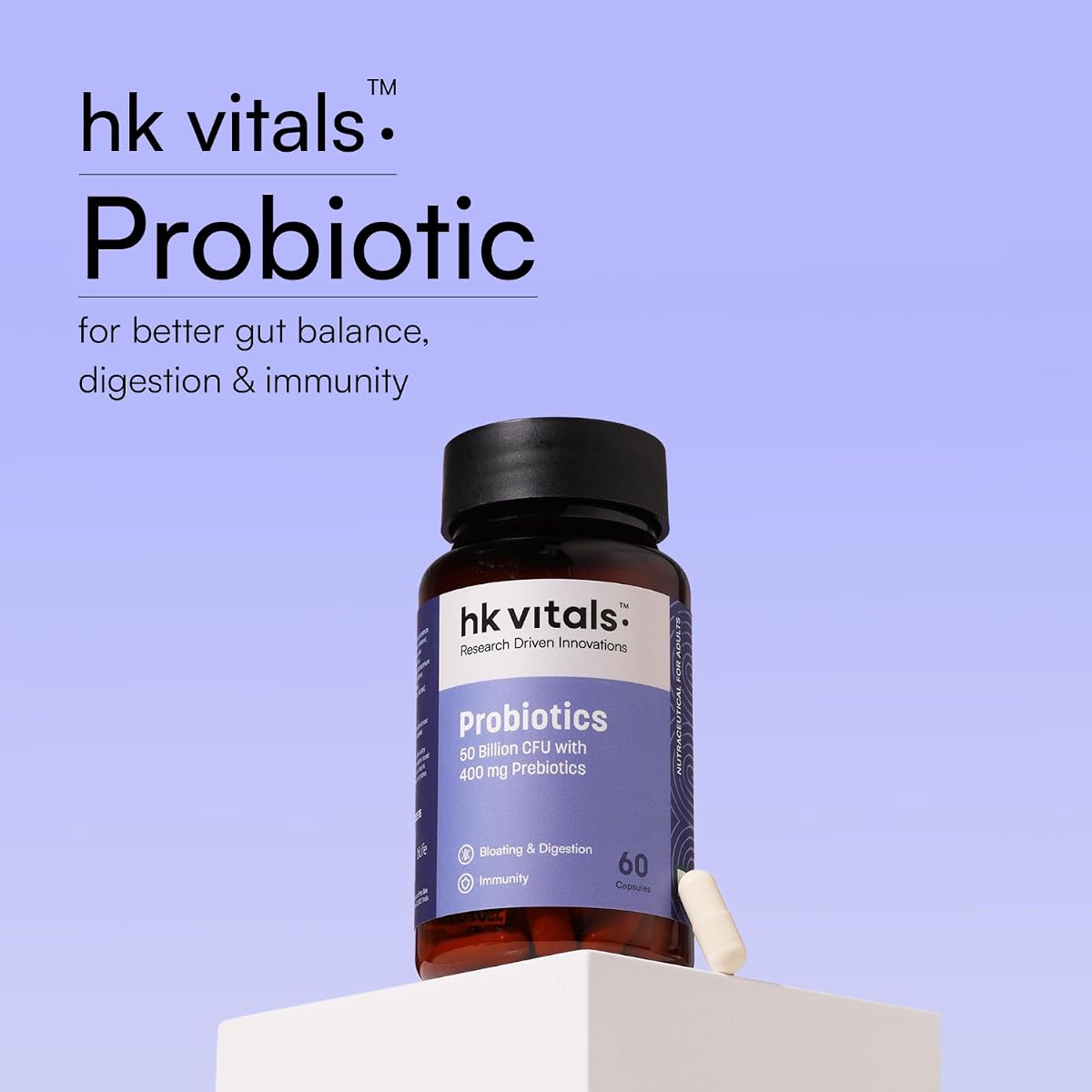 HK Vitals Gut Health & Probiotics - 60 Capsules - Image 2