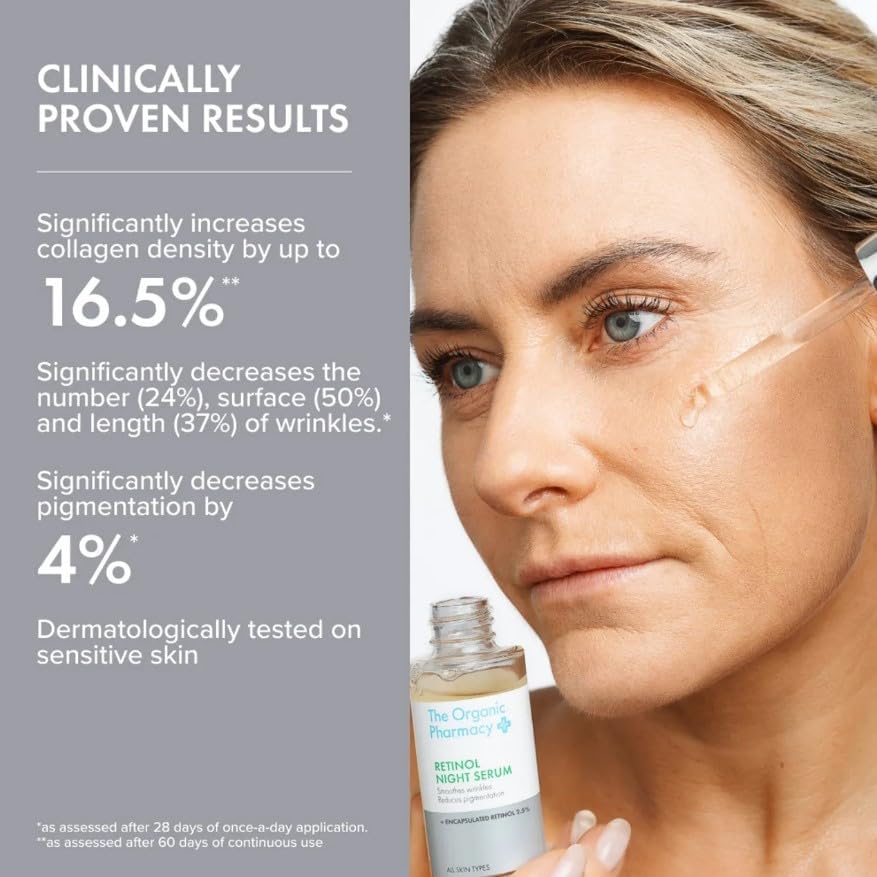 The Organic Pharmacy Retinol Night Serum 2.5% - 30ml - Image 2