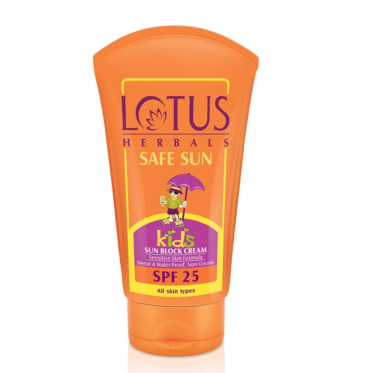Lotus Herbals Safe Sun Kids Sun Block Cream SPF 25 - 100g