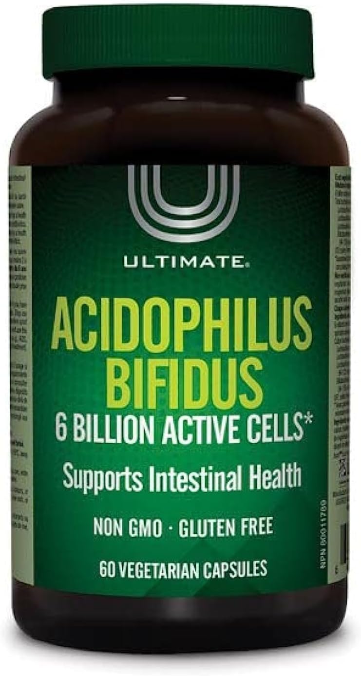 Ultimate Gut Health Probiotics with Acidophilus Bifidus - 60 Capsules