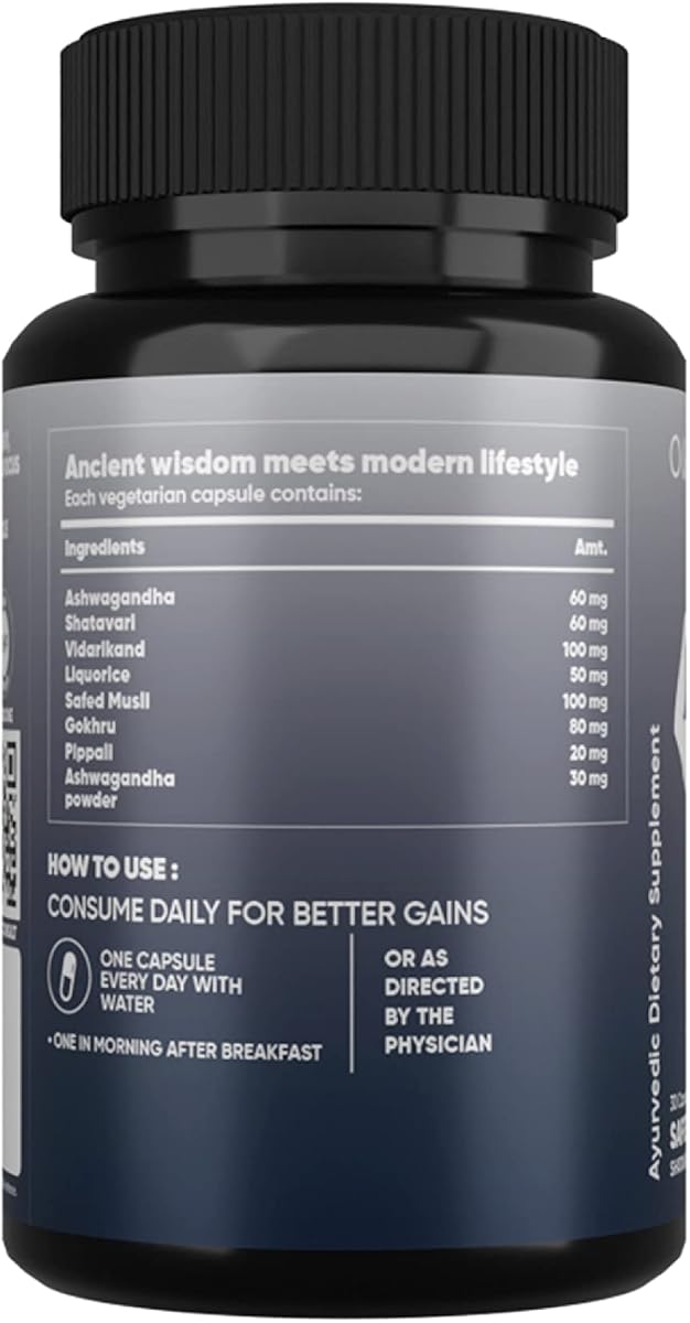 Aadar Power Build Ayurvedic Muscle Mass Gainer - 30 Capsules - Image 6
