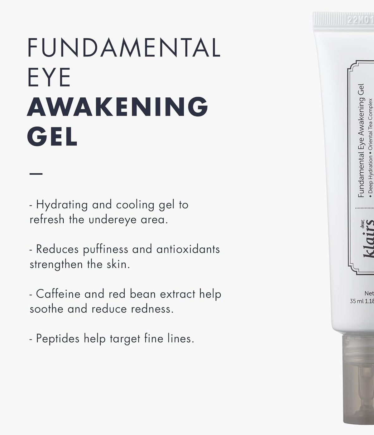Dear Klairs Fundamental Eye Awakening Gel Face Serum, 35 mL - Image 3