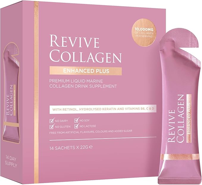 Revive Collagen Enhance Plus Beauty Supplement Sachets - 22g, Pack of 14