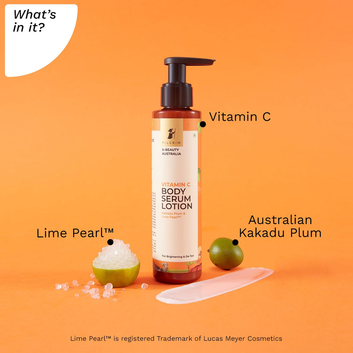 Pilgrim Vitamin C Body Serum Lotion - Australian, 150ml