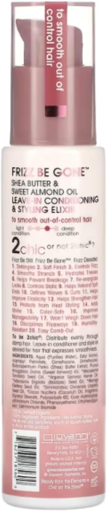 Giovanni 2chic Frizz Be Gone Leave-in Conditioner & Elixir - 4oz - Image 2