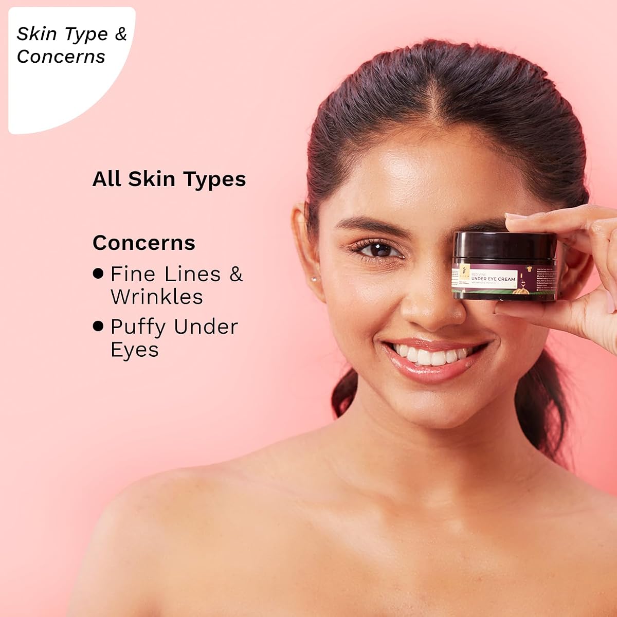 Pilgrim Red Vine Retinol & Vitamin C Under Eye Cream - 30g - Image 4