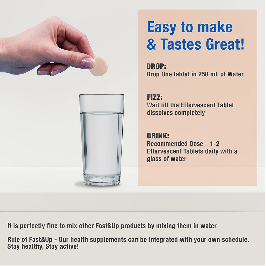 Fast & Up L-Arginine Supplement - Boosts Stamina & Nitric Oxide - Orange Flavour - Image 7