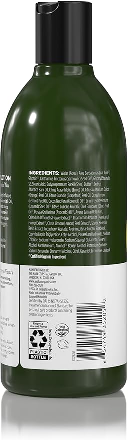Avalon Organics Hand & Body Lotion - Refreshing Lemon, 354ml 12oz - Image 6
