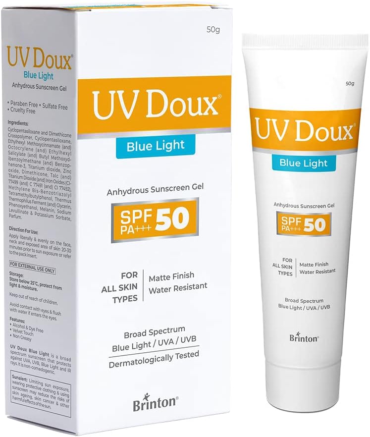 Brinton UV DOUX Blue Sunscreen Gel - 50gm