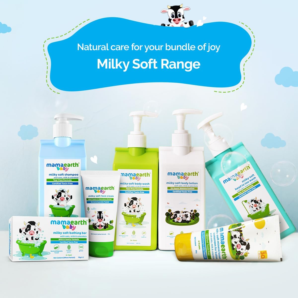 Mamaearth Milky Soft Shampoo - Oats, Milk & Calendula - 400ml - Image 7
