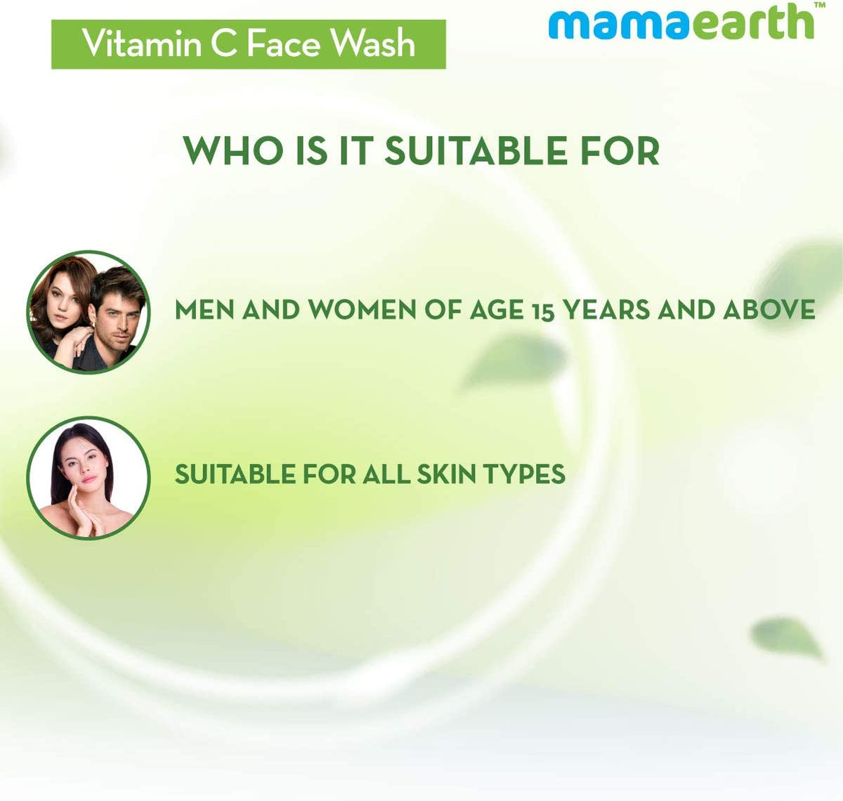 Mamaearth Vitamin C Face Wash with Turmeric & Aloe Vera - 100ml - Image 6