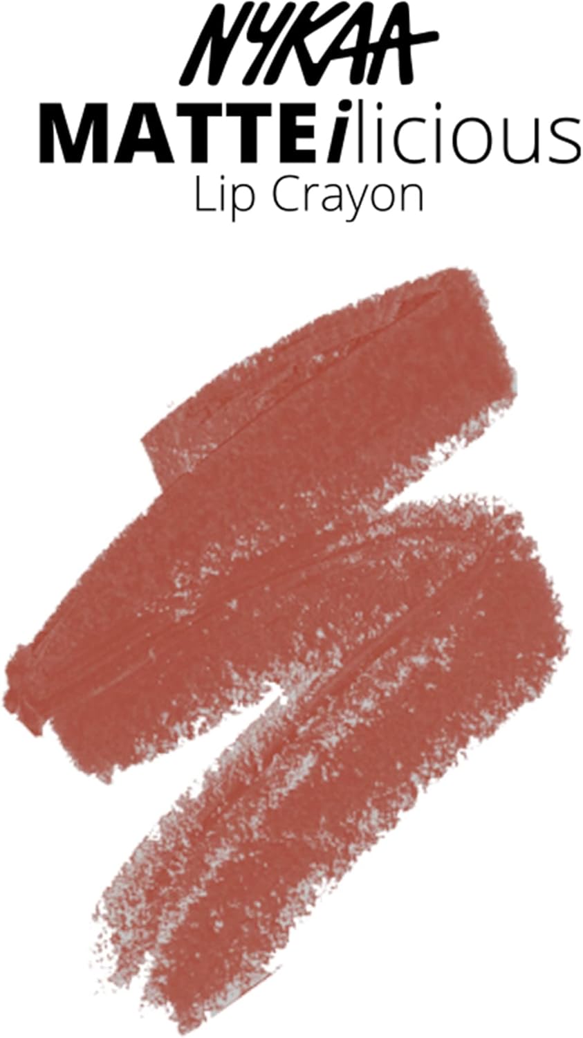 Nykaa Matteilicious Lip Crayon - Next Level Nude 04 - Image 2