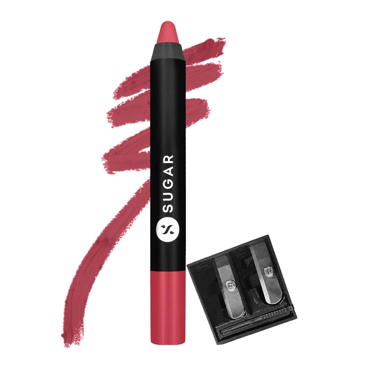 Sugar Cosmetics Matte As Hell Crayon Lipstick, 05 Rose Dawson - Colour Cosmetics