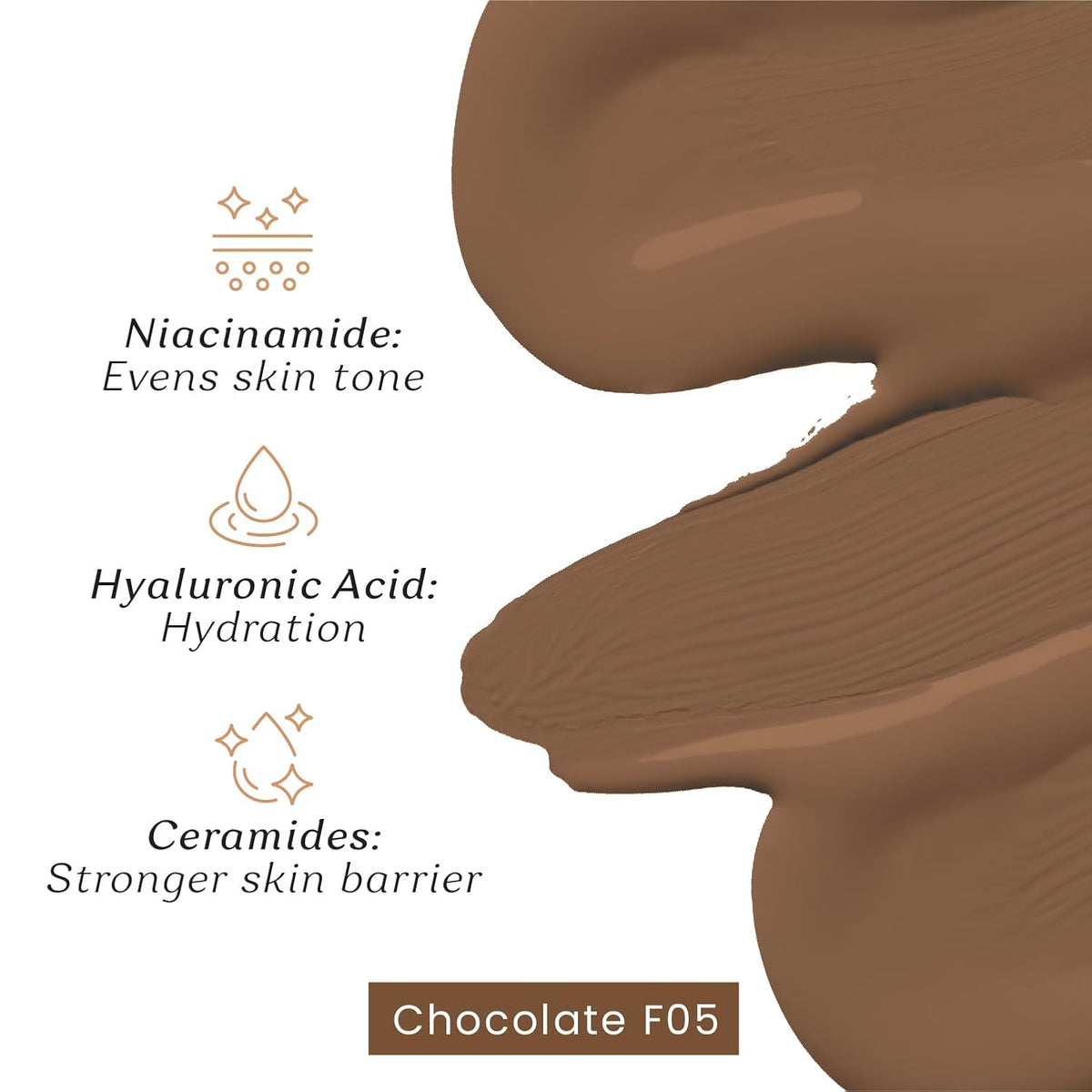 Color Cupid Foundation Chocolate F05 - 30ml - Image 5