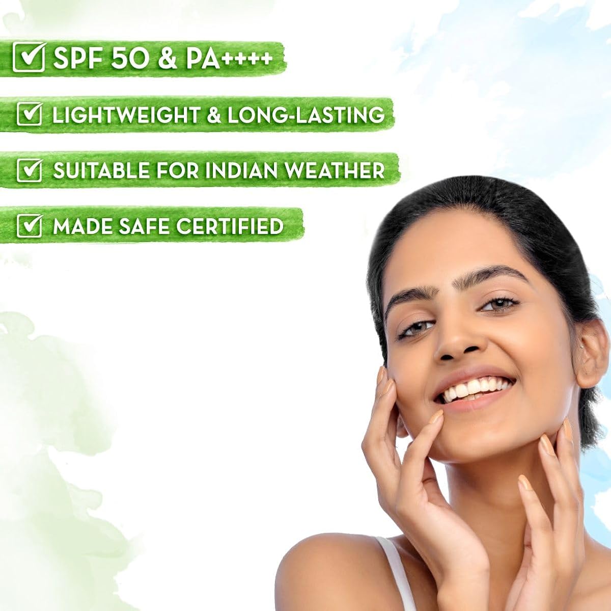 Mamaearth Ultra Light Indian Sunscreen SPF50 PA++++ - Carrot Seed & Turmeric, 80g - Image 5