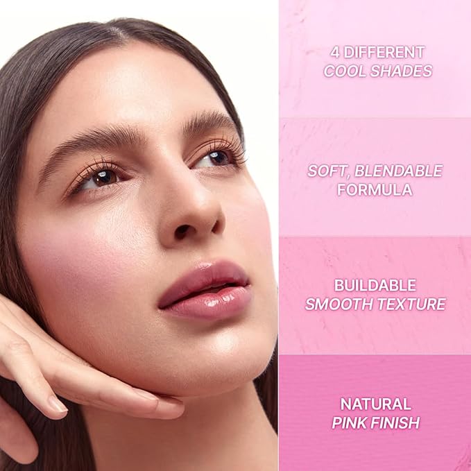 Dasique Blending Mood Cheek #06 Berry Smoothie - Blush Palette, K-Beauty Essential - Image 4
