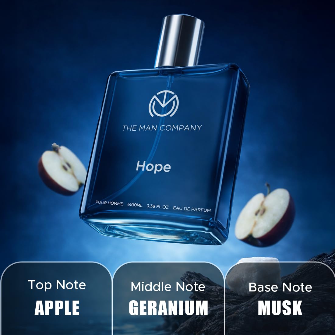 The Man Company HOPE EDP Premium Long Lasting Eau de Parfum for Men - 100ml - Image 4