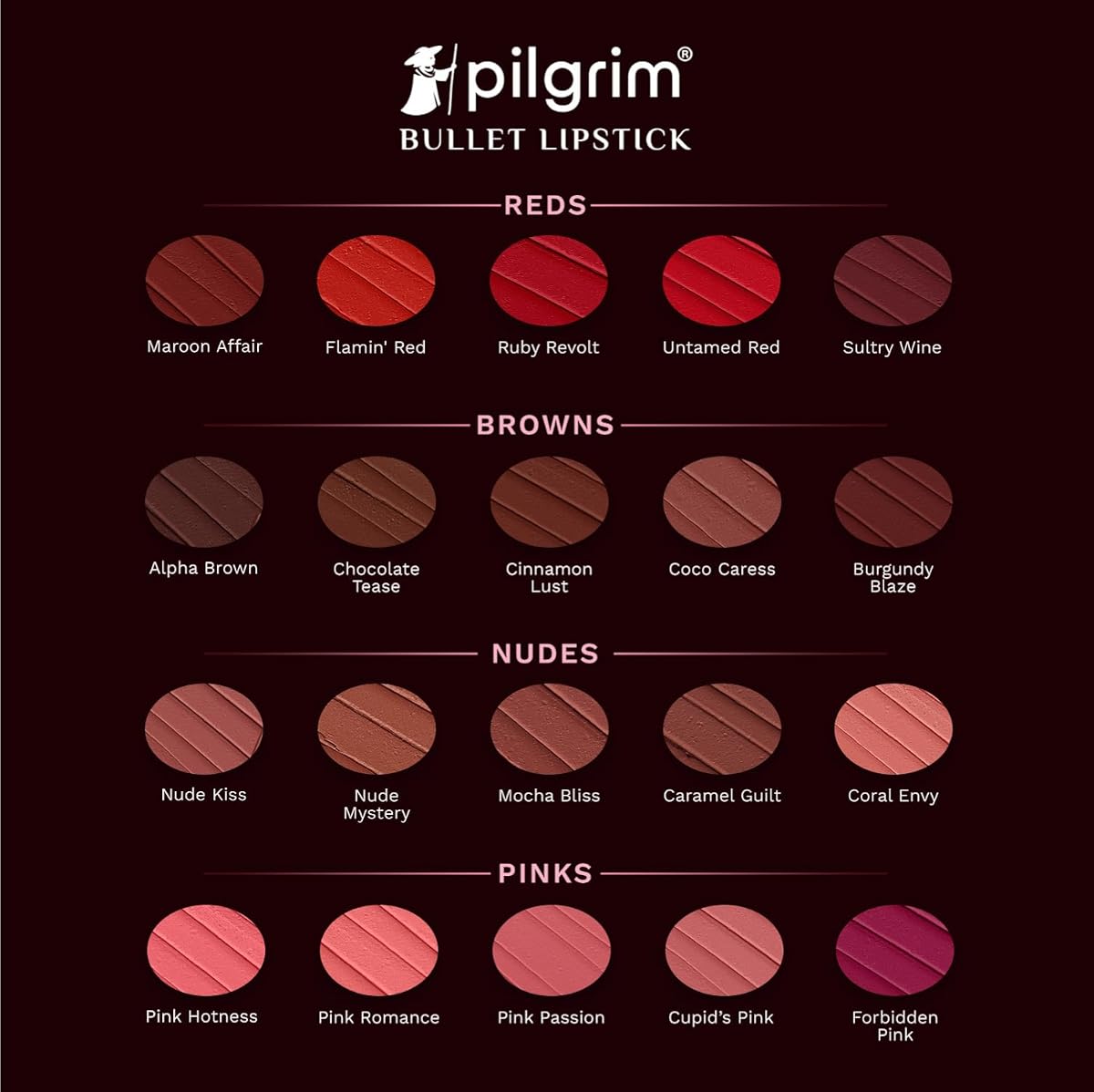 Pilgrim Matte Bullet Lipstick - SPF 30, Spanish Squalane, 4.2g - Image 8