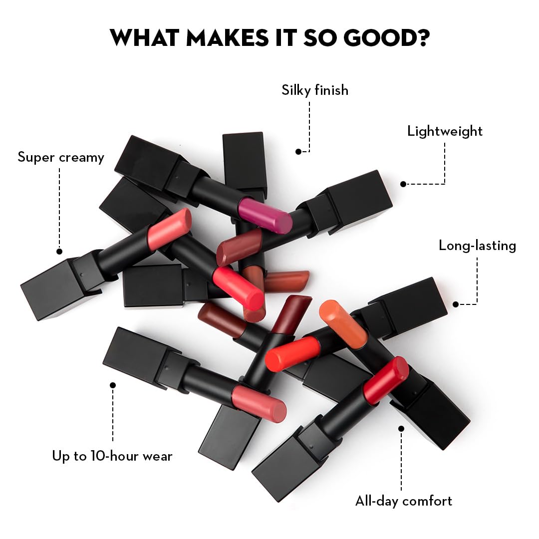 Sugar Cosmetics Nothing Else Matter Longwear Lipstick - 03 Rust Have - Image 3