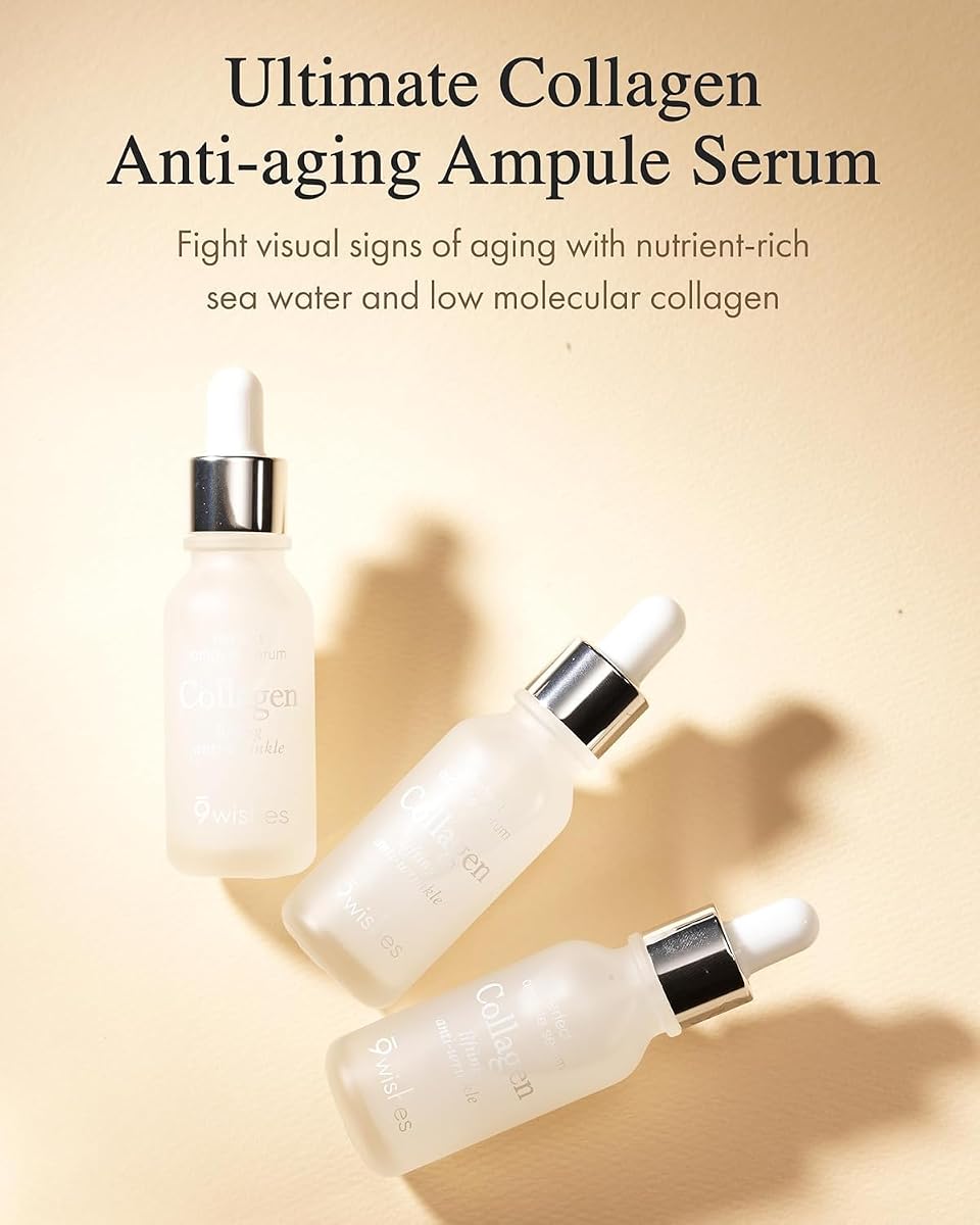9Wishes Ultimate Collagen Ampule Serum - Nourishing Face Treatment, 25ml - Image 2