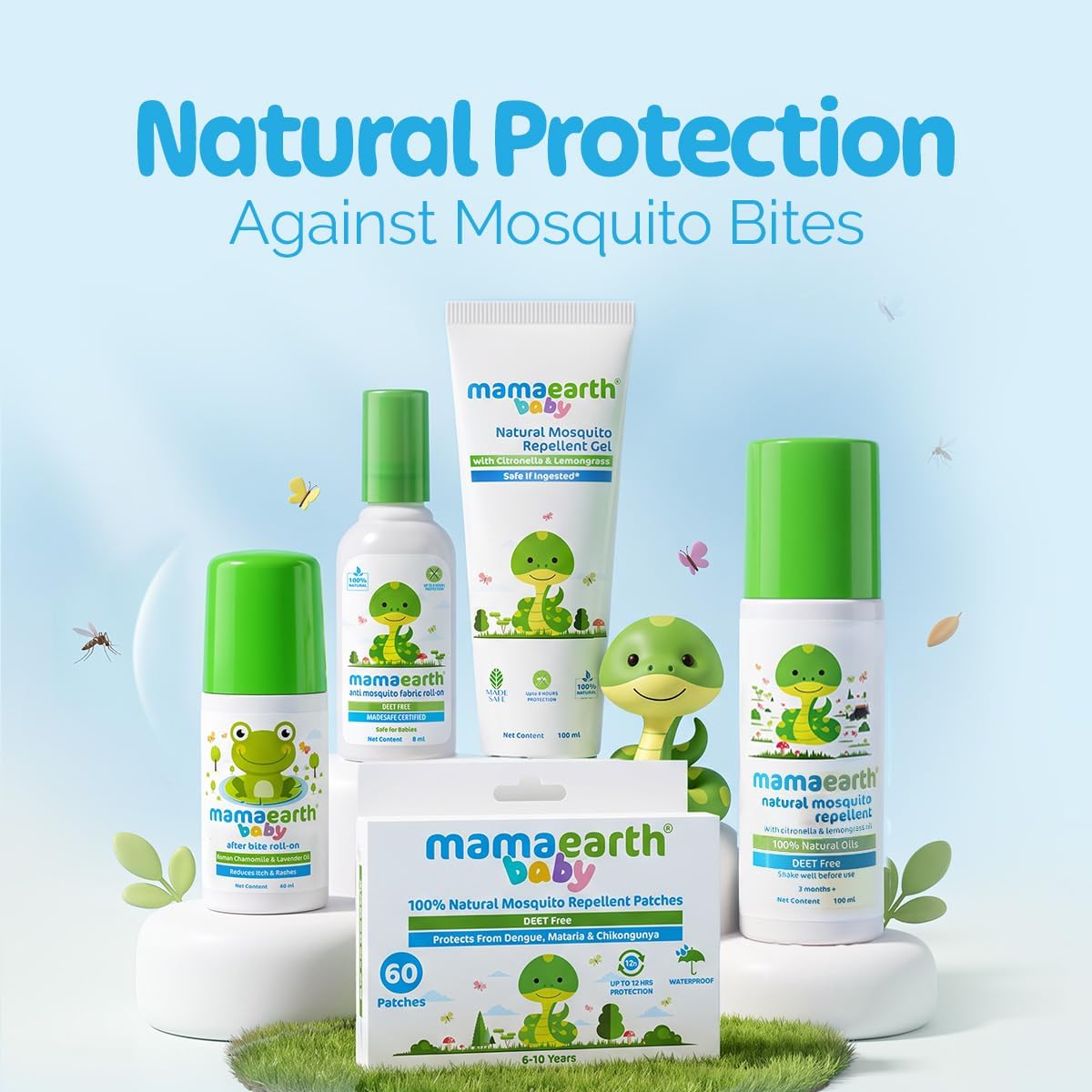 Mamaearth Natural Mosquito Repellent Gel with Citronella & Lemongrass - 100ml - Image 6