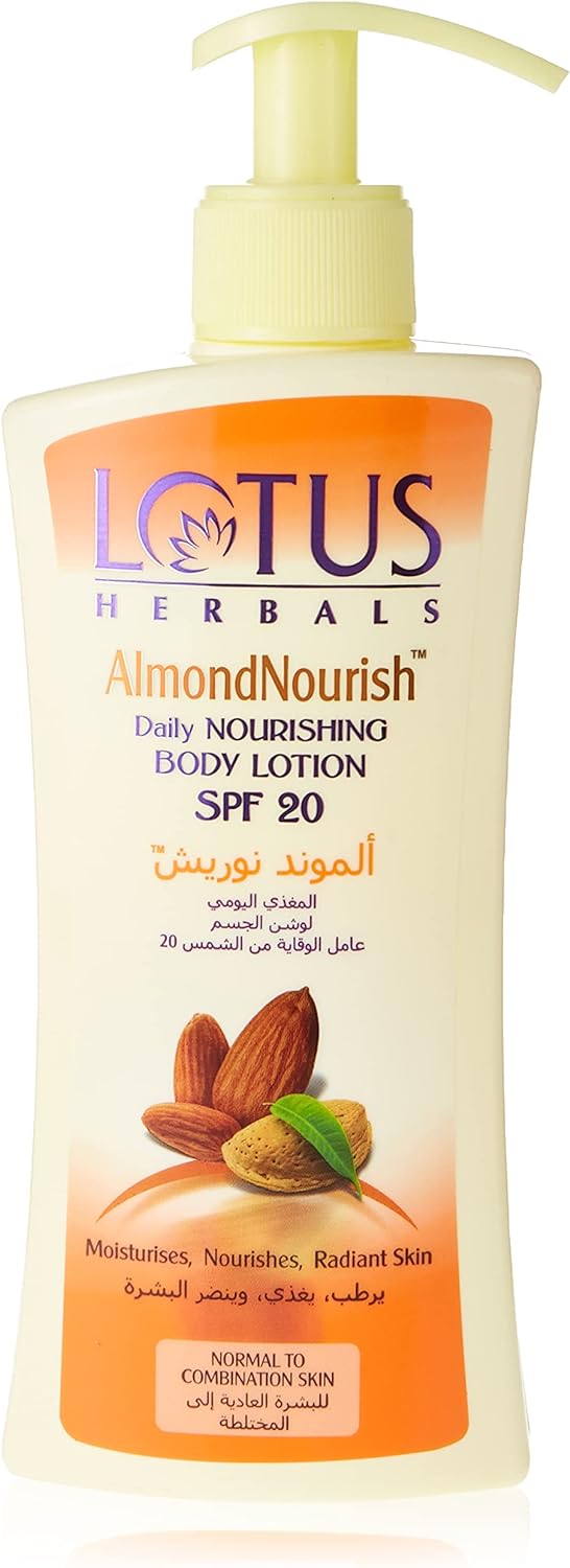 Lotus Herbals Almond Nourish Daily Body Lotion - 250ml
