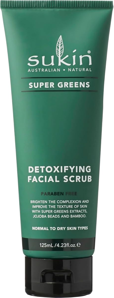Sukin Super Greens Detoxifying Facial Scrub - 125ml
