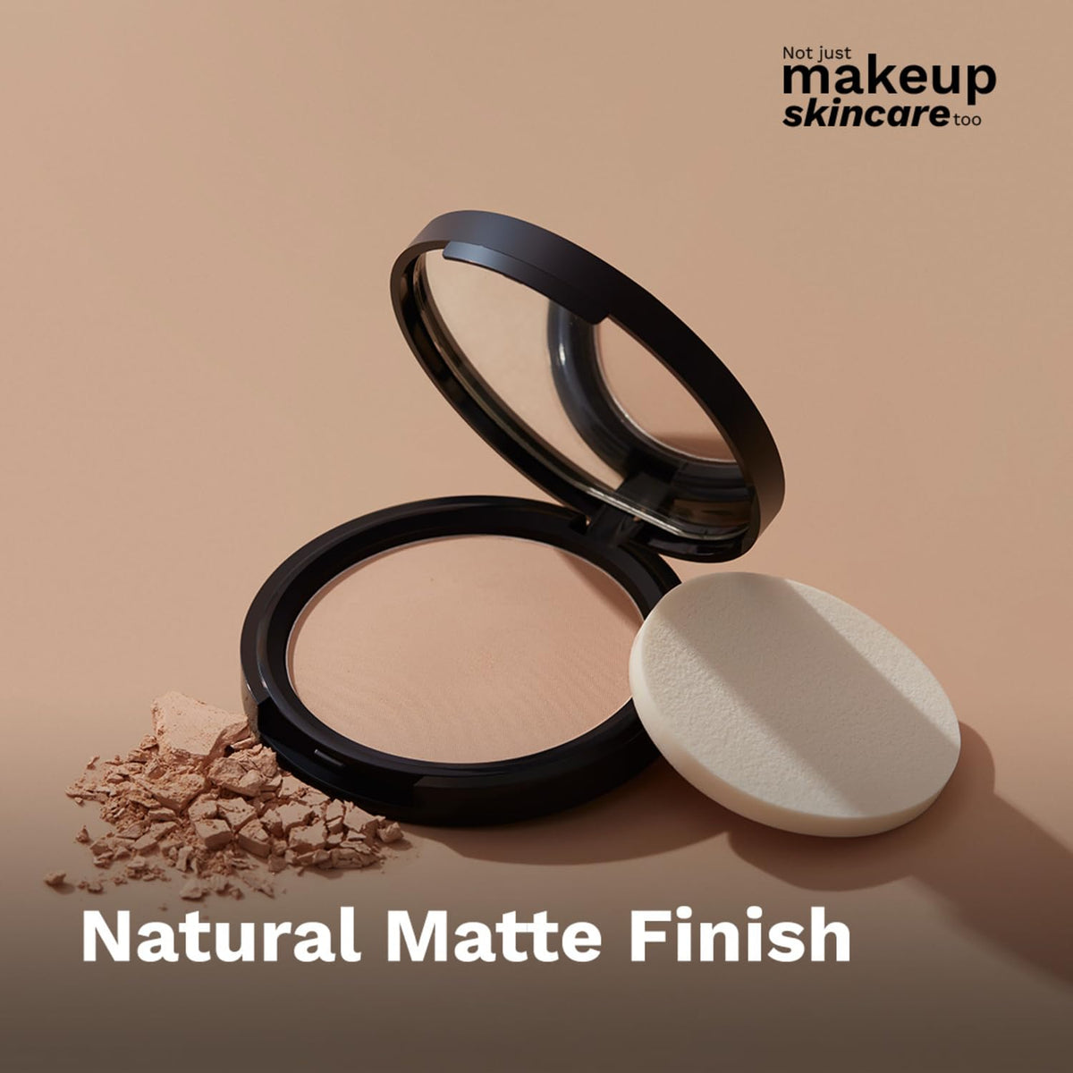 Pilgrim Pure Ivory Matte Compact Powder - Oil Absorbing, Radiant Finish - Image 4