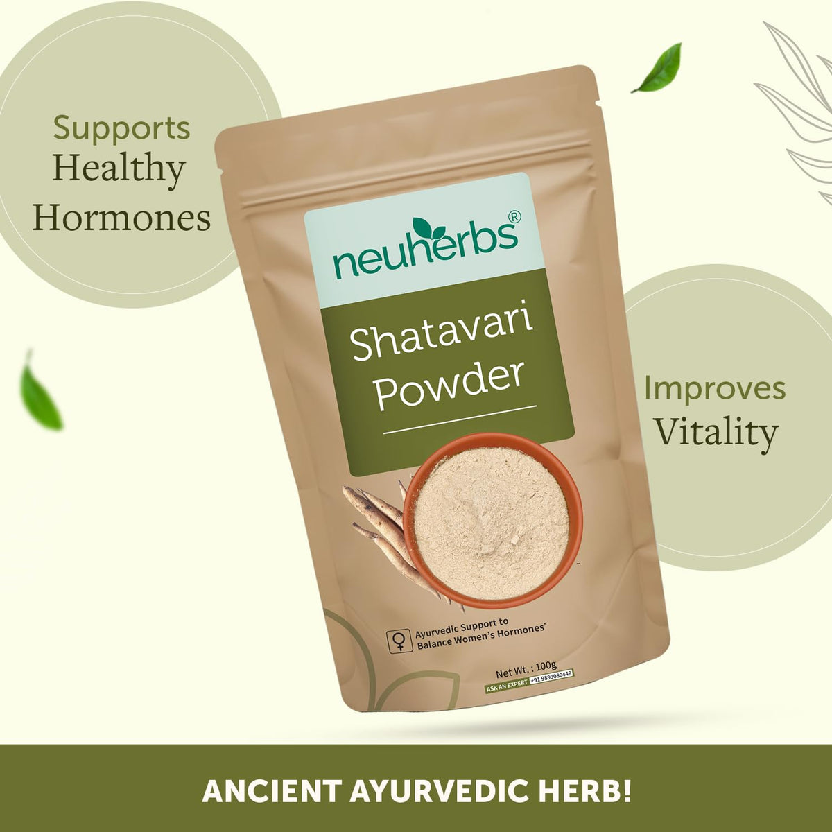 Neuherbs Shatavari Powder 100gm
