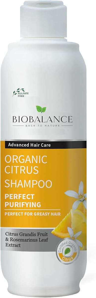 BioBalance Organic Citrus Shampoo for Greasy Hair - 330ml