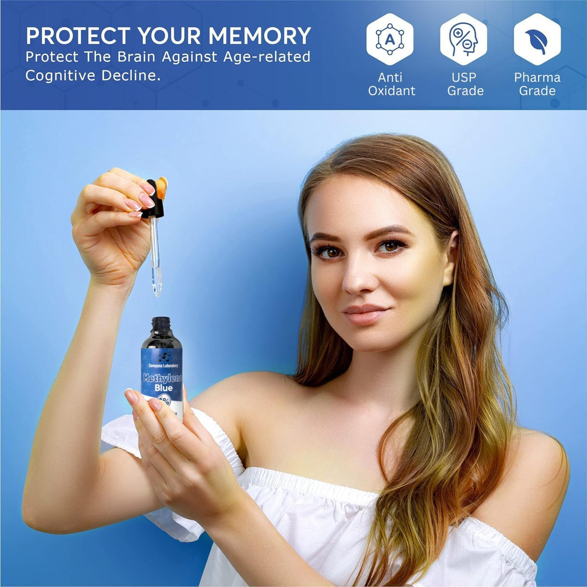 COMPASS LABORATORY Methylene Blue 1% Formaldehyde Free Solution - 50ml - Image 4
