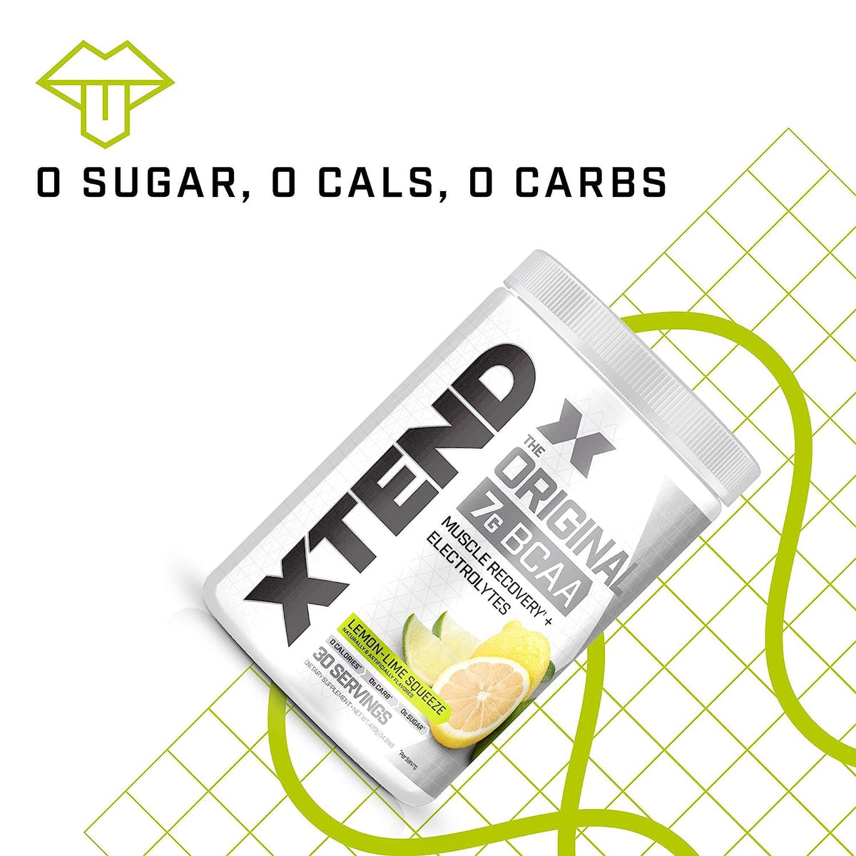 XTEND Original BCAA Powder - Lemon Lime Squeeze - Zero Calorie, 30 Servings - Image 4
