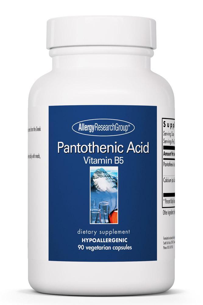 Allergy Research Pantothenic Acid (Vitamin B5) 90Caps